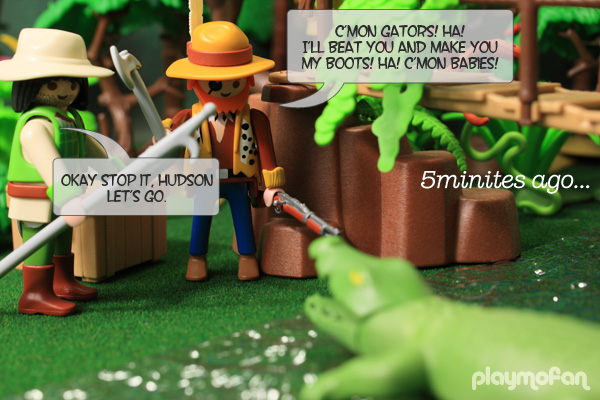 playmobil 3016 Crocodile Swamp