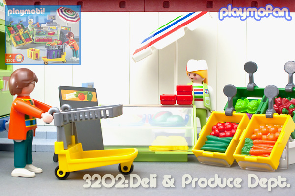 playmobil 3202 Deli & Procuce Dept.