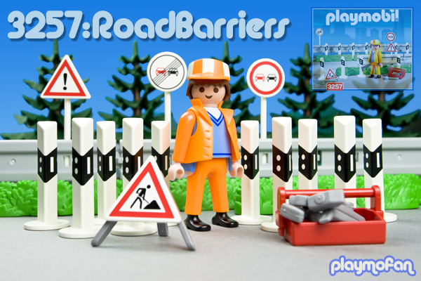 playmobil 3257 RoadBarriers