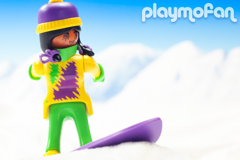  playmobil 3683 Girl On Snowboard