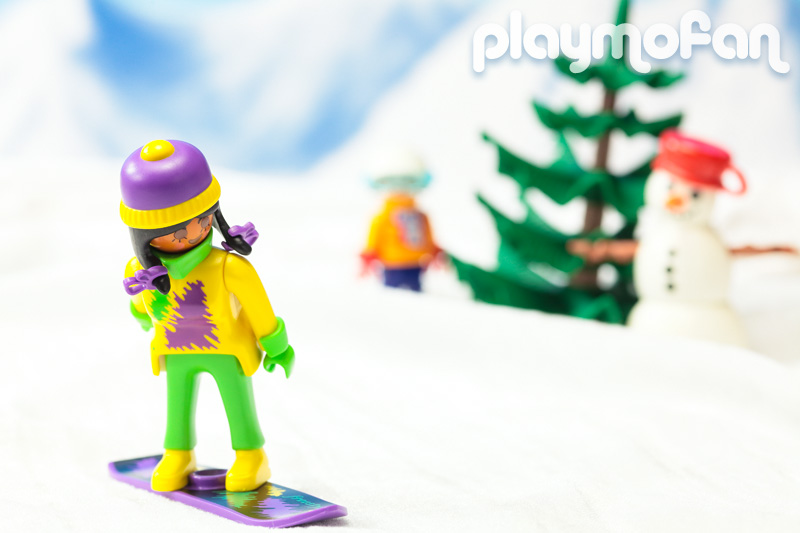  playmobil 3683 Girl On Snowboard