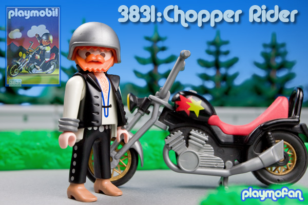 1 Playmobil chopper motor 5223 goldwing honda 