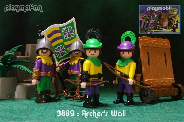 playmobil 3889 Archer's Wall