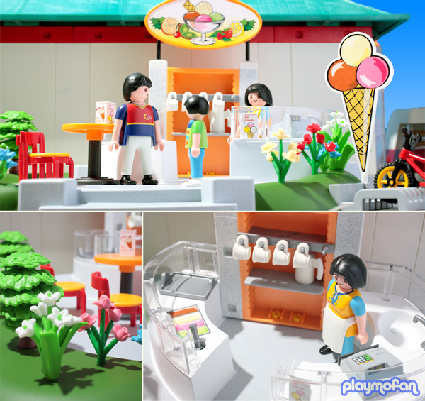 playmobil 4134 Super Set Ice Cream Parlor