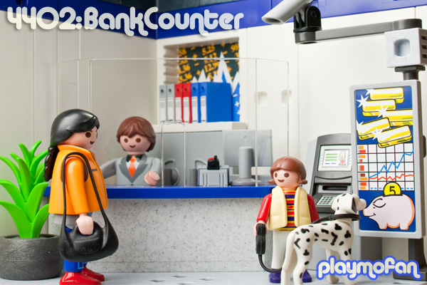 playmobil 4402 bank counter