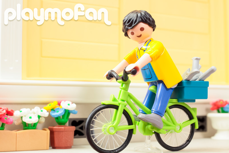 playmobil 4791 Handyman with Bike