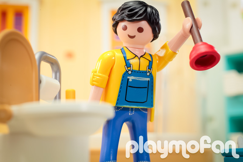 playmobil 4791 Handyman with Bike