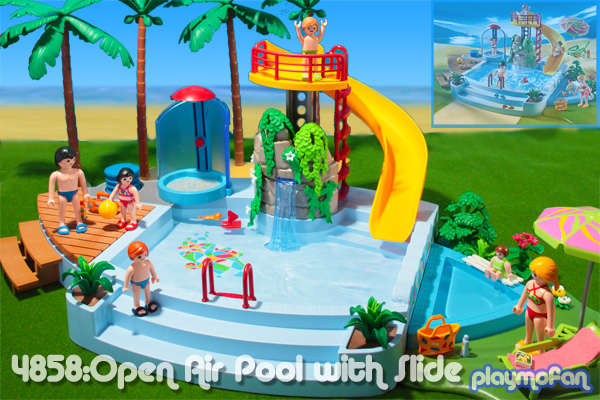 playmobil 4858 OpenAirPool with Slide