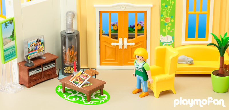  playmobil 5308 Living Room with Fireplace