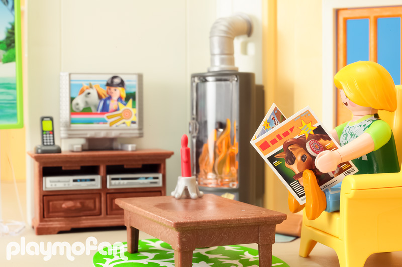  playmobil 5308 Living Room with Fireplace