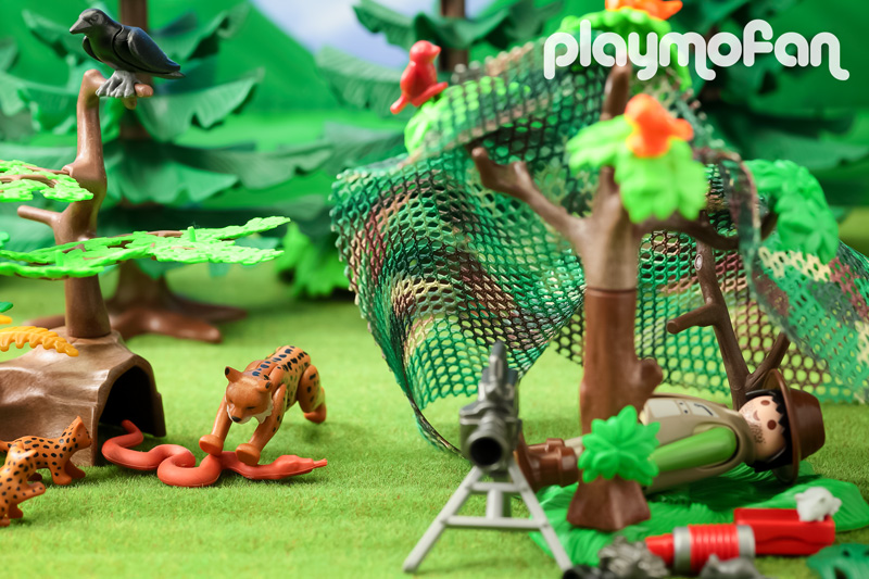 playmobil 5561 Lynx Family with Cameraman