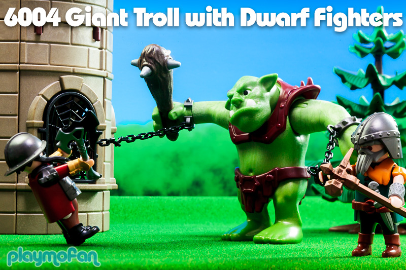 playmobil 6004 Giant Troll with Dwarf Fighters