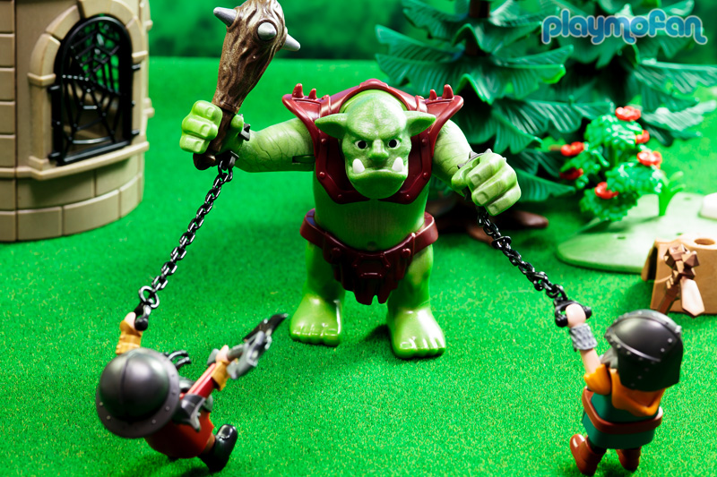 高評価！ プレイモービル ブロック 組み立て 知育玩具 ドイツ PLAYMOBIL Giant Troll with Dwarf Fighters プレイモービル fucoa.cl