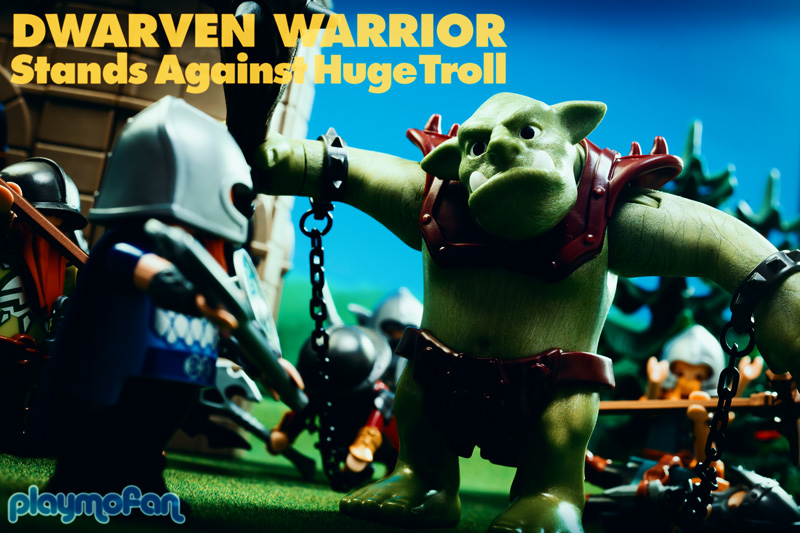 playmobil 6004 Giant Troll with Dwarf Fighters