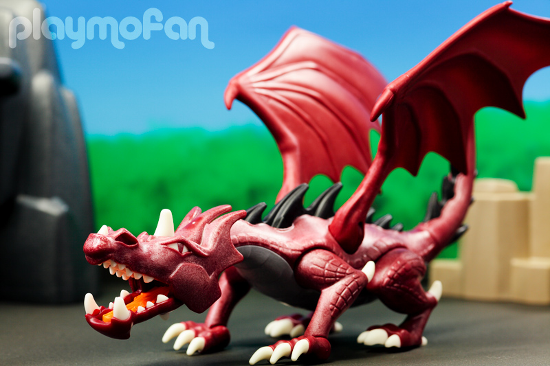 Playmobil red dragon 6498