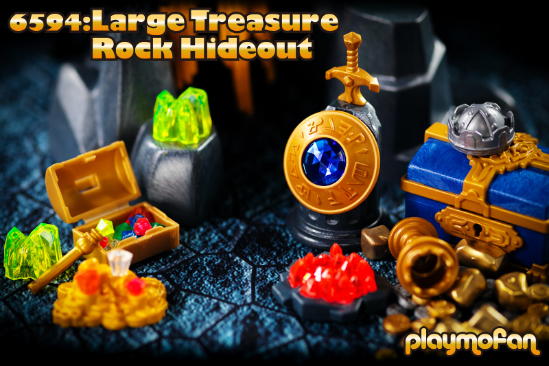 playmobil 6594 Large Treasure Rock Hideout
