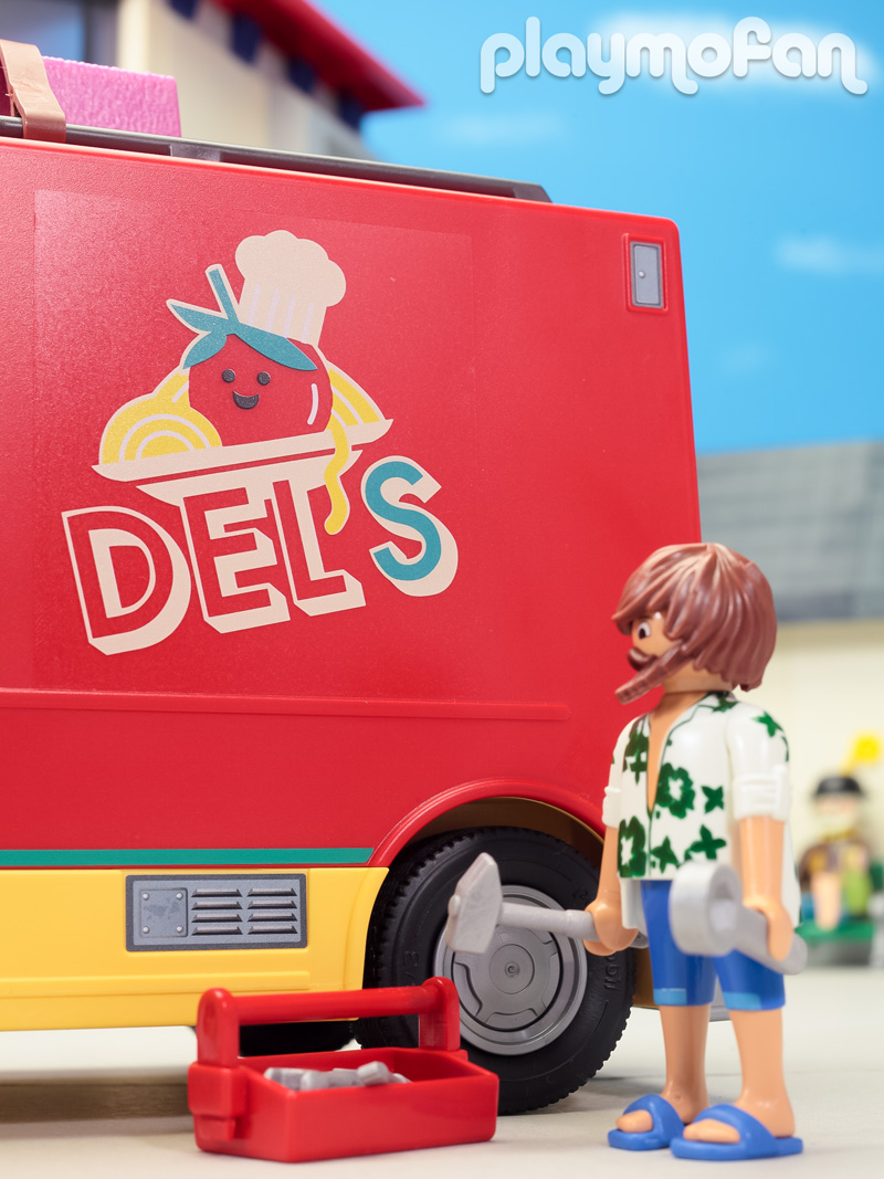  playmobil 70075 PLAYMOBIL:THE MOVIE Del's Food Truck