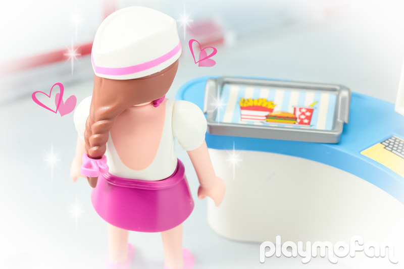  playmobil 70084 Diner Waitress with Counter