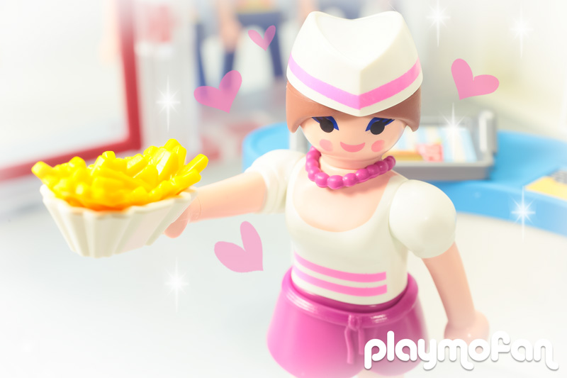  playmobil 70084 Diner Waitress with Counter