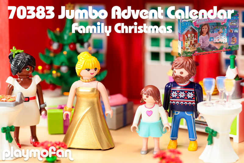 playmobil 70383 Jumbo Advent Calendar - Family Christmas