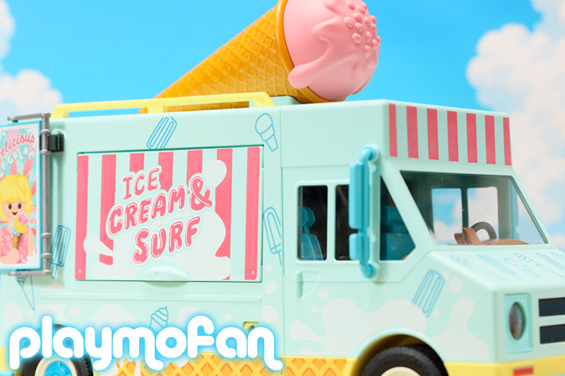 playmobil 71904 Ice Cream Truck with Surf Shop