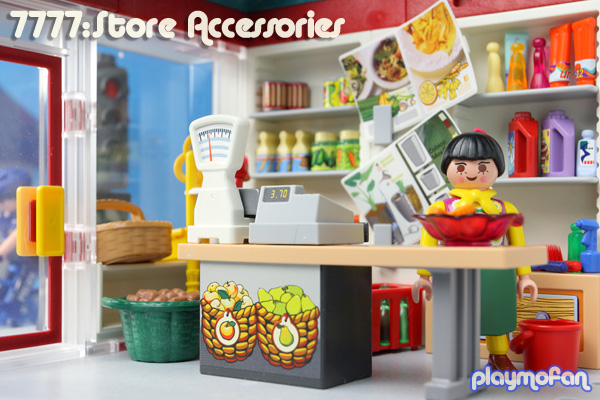 playmobil 7777 Store Accessories