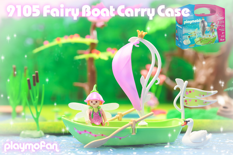 playmobil fairy boat carry case