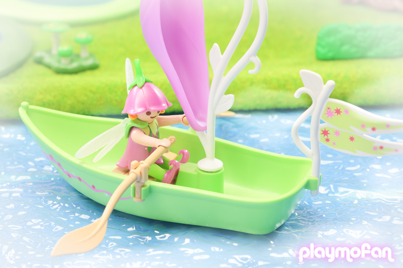 playmobil fairy boat carry case