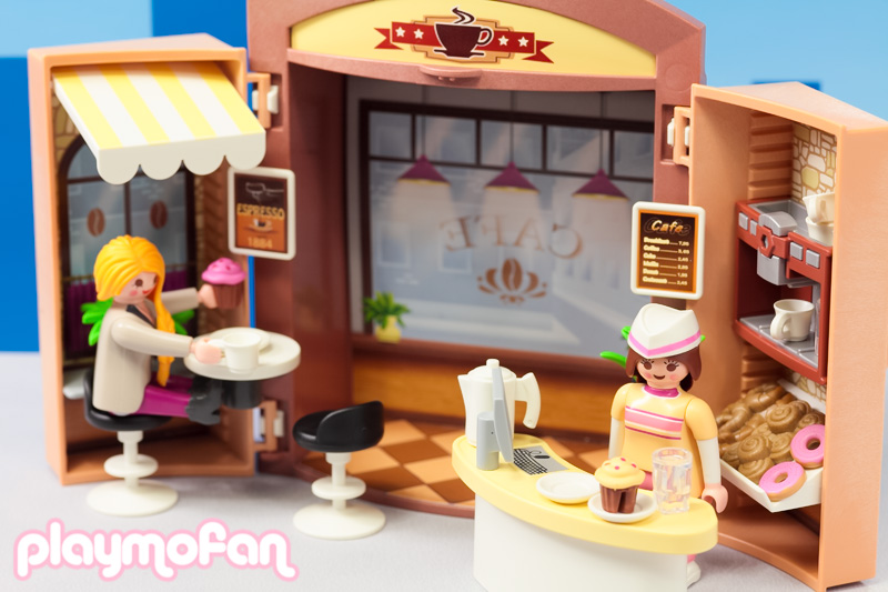 playmobil 9109 Coffee Shop Play Box