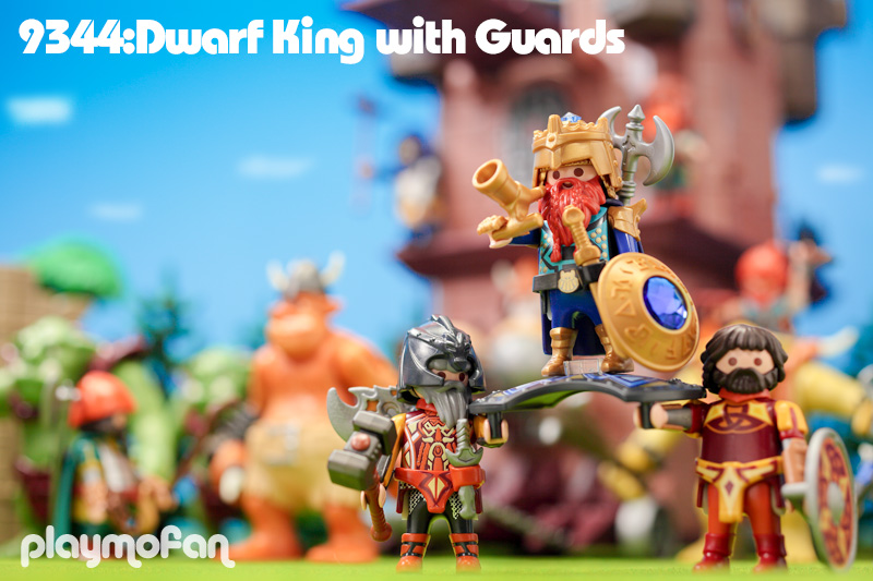 playmobil 9344 Dwarf King with Guards