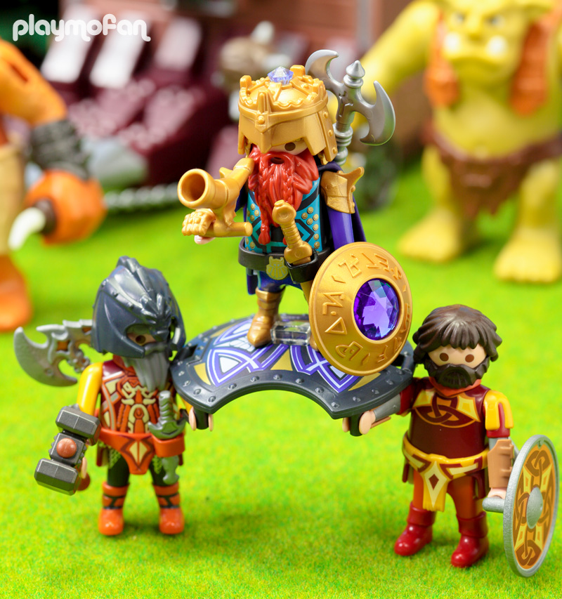 playmobil 9344 Dwarf King with Guards